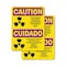 Signmission Radiation & Laser Sign, 10 in H x 7 in W, Vinyl Decal, Rectangle OS-2PACK-CR-D-710-L-10167 - alternate 1